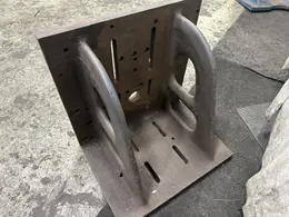 (1) 24" X 18" X  14" ANGLE PLATE: STOCK #77974