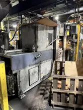 2023 Sinto model FDNX-I left hand automatic molding machine s/n 22609749010, with hydraulic system , controls, approx. mold count 401,180, feed belt conveyor with drive