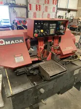 10″ x 10″ Amada HFA250W Fully Automatic Horizontal Bandsaw, 1989