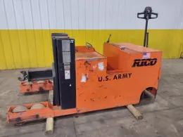 25,000 LBS RICO MODEL #R-LT-S-DD 24 VOLT ELECTRIC WALKIE-RIDE TOW LIFT TUGGER WITH PINTLE HITCH: YOBRO #25210