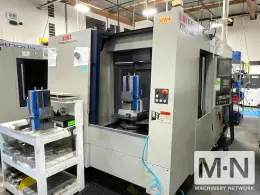 Kiwa KMH300-F001 Full 4th-Axis CNC Horizontal Machining Center, 2014
