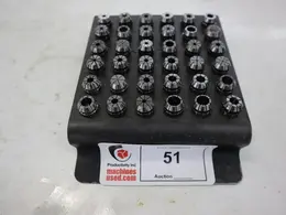 ER16 Flex Collets with Metal Divider Rack- Auction Item