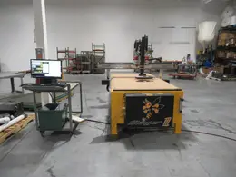 CAMaster Stinger X3 SR-48 CNC Router, 4 Zone Hurricane Vacuum Table System, Main Spindle and 2 Sub Spindles- Auction Item