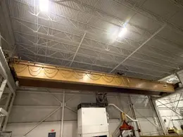 40 TON X 97'2" P&amp;H DOUBLE GIRDER OVERHEAD BRIDGE CRANE. STOCK # 1085826