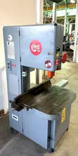 18" Grob Vertical Band Saw 4V-18, 40-5000 FPM, 28" x 24" Air-Hyd. Feed Tbl.