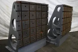 1 SET OF 4' X 6' G &amp; L T SLOOTED ANGLE PLATES: STOCK #74818