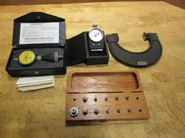 Chamfer Gage, Pandux Durometer Type "D", Doall 4-5/16" - 4-9/16" Snap Gage, Threaded Locating Pins- Auction Item