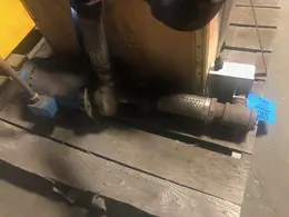 USED EMERSON 1 1/2HP MOTOR AND GOULDS NPE STAINLESS STEEL PUMP