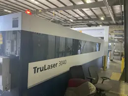 3,000 Watt Trumpf Trulaser 3040 CNC Fiber Laser, 2016 – 5′ x 12′ Table &amp; Automation