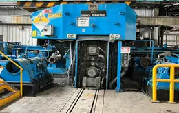 9 ” (228.6 mm) X 22” (559 mm) X 43.3” LOEWY 4 HIGH ROLLING MILL (14531)