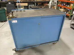 LISTA Double Width CNC Cabinet, 9-Drawer, Rolling, CNC Tool Holder Frames 40 Taper- Auction Item