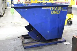 1 YARD X 6,000 LBS VESTIL MODEL #D-HOP-100-HD SELF DUMPING HOPPER: STOCK #22492