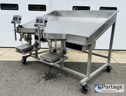 Heinzen Manufacturing  |  2720 Manual Produce Packing Table w/ Dual Scales