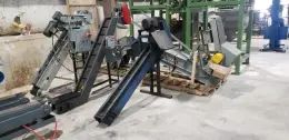 48" or 28" Exit Height Unloading Parts Conveyor