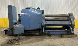 6' x 1" BERTSCH MODEL #14 INITIAL PINCH 3 ROLL POWERED PLATE ROLL: STOCK #20539