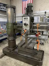4' 12" OOYA Model RE-1225H Radial Arm Drill, S/N 0A7-2784.
