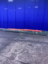 44” X 241”  Pallet Racking - Teardrop