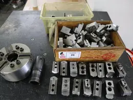Kitagawa B-206 6" 3-Jaw Chuck wiht Assorted Steel and Aluminum Jaws and More.- Auction Item