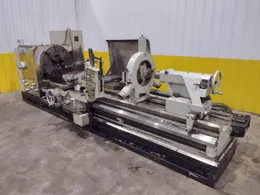35" x 120" WILLIS MODEL #PK35 HOLLOW SPINDLE ENGINE LATHE 10" HOLE: YOBRO #24547