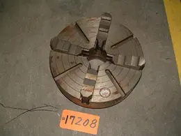 15" Cushman, 4-Jaw,Steel chuck,L-1 back,3 3/16" Hole.1 piece jaws