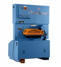 1/2" x 2 Scotchman Shear No. 610, Hyd., 12" x 1" Cap., Back Gauge, 10 HP, New