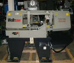 13" x 16" WELLSAW Horizontal Band Saw 1316S, Miter, 70-375 FPM, 1" Blade, Coolant, 3 HP, New