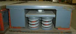 SPRING ISOLATION MOUNT: VMC, Gray w/ orange &amp; gray springs, (10) Available