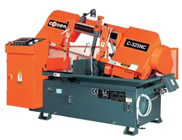12" x 15" Cosen Horizontal Band Saw No. C-325NC, Auto. Feed, 12.8" Rounds, 1-1/4" Blade, New