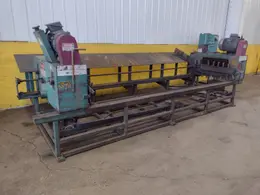 3" x 12' BUCKEYE MFG MODEL #56-98326 TUBE &amp; PIPE ROTARY BRUSH DEBURRING MACHINE: STOCK #16173