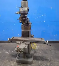 EXACTO 42"X 9" TABLE VERTICAL TURRET MILL  -  942 B