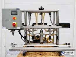 Liquid Packaging Solutions Model: 310-150  ||  Semi-Automatic Table Top Overflow Filler