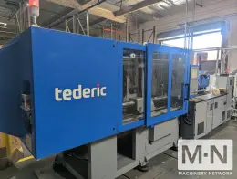 280 TON 12.1 OZ TEDERIC MODEL D250 INJECTION MOLDING MACHINE MFG 2022 (2) AVAILABLE LOW HOURS