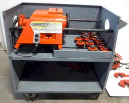 Oster Model 432 Power Drive &amp; Miscellaneous Ridgid Dies &amp; Accessories