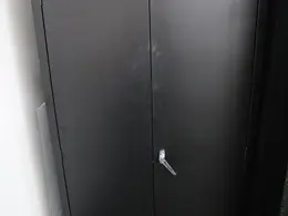 2 Door Metal Storage Cabinet, Locking with 4 Adjustable Shelves- Auction Item