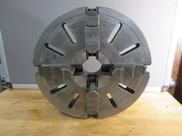 Kitagawa 16" Independent 4-Jaw Lathe Chuck, D1-6 Camlock Mounting, Hardened Step Jaws