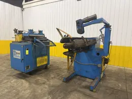 12,000 LB X 24" X .090" DALLAS COIL REEL UNCOILER &amp; FEEDER STRAIGHTENER FEED LINE : YOBRO #24605