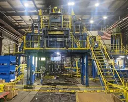 9 STRAND UPCAST COPPER ROD/TUBE CASTING SYSTEM, NEW 2013