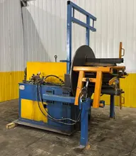 15,000 LBS X 24" DAHLSTROM MODEL #15H-24-1824 MOTORIZED UNCOILER COIL REEL: YOBRO #24234