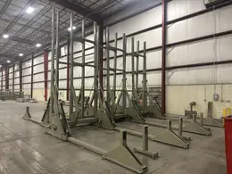 20' X 20' TRIAD HYDRAULIC TILT &amp; FLIP OVER TABLE: FOR PREFAB WALLS OR PANELS: STOCK #22685