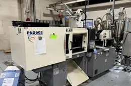 Nissei Used PNX60III-5A Injection Molding Machine, 72 US Ton, 1.2 oz., yr. 2020