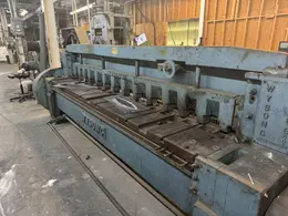 10' X 10 GAUGE WYSONG MODEL #1010 POWER SQUARING SHEAR: YOBRO #23831