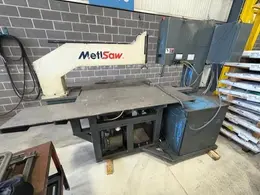 20" X 13" DOALL METL VERTICAL CIRCLE CONTOUR BAND SAW WITH METL SAW HYDRAULIC ROTATING FLOAT TABLE STOCK# 4118