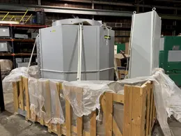 New in box 2015 Nabertherm model t800 electric resistance bale out type furnace rated to 1100 degree C, BU 1800 crucible, 1800 kg. capacity in Al., 140 KW, with controls and elements