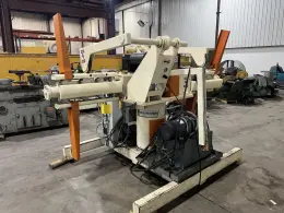 FEEDLEASE 4,000 LB X 24" WIDE DOUBLE END MOTORIZED COIL REEL, STOCK# 14260T