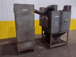 11.4 CU FT A-E-S MODEL #STEELABRATOR B-150 SHOT BLAST BARRELL TUMBLER MACHINE: STOCK #19315