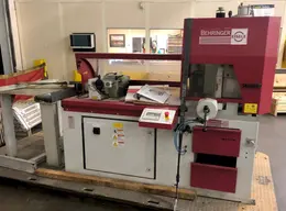 7.8" X 3.9" BEHRINGER MODEL #VMS-370A CNC AUTOMATIC MITER CIRCULAR COLD SAW, NEW 2015: STOCK 12139