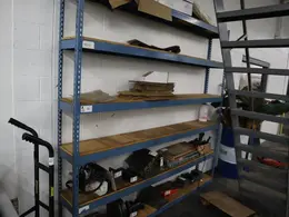 Metal Adjustable 6 Shelf Tear Drop Style Rack Unit ***Contents Not Included***- Auction Item