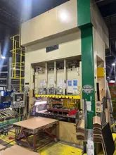 300 Ton Sutherland Hydraulic Straight Side Press, 2001 – Alan Bradley PanelView 1000 Control