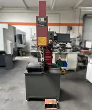 Haeger 618-MSP-He w/ TPS-Tooling Protection System Integrated, Integrated Batch Counter, Robust Hydraulics with in-tank hydraulic filter system, Variable dwell timer for use with hard material, and Adjustable Stroke 10 to 200mm