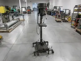 Atlas Model 1060 15" Drill Press On Shop Made Portable Stand with Screw Down Leveling Feet, 115/230 V Single Phase- Auction Item